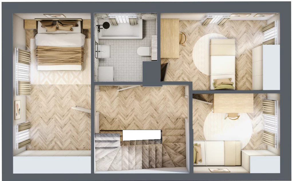 Dom 118,17 m², oferta nr A1/1, Eco Botanica etap II, Mroków, ul. Botaniczna