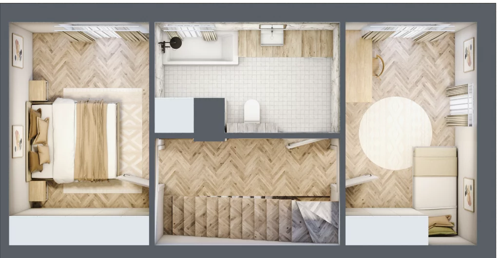 Dom 92,88 m², oferta nr C1/1, Eco Botanica etap II, Mroków, ul. Botaniczna