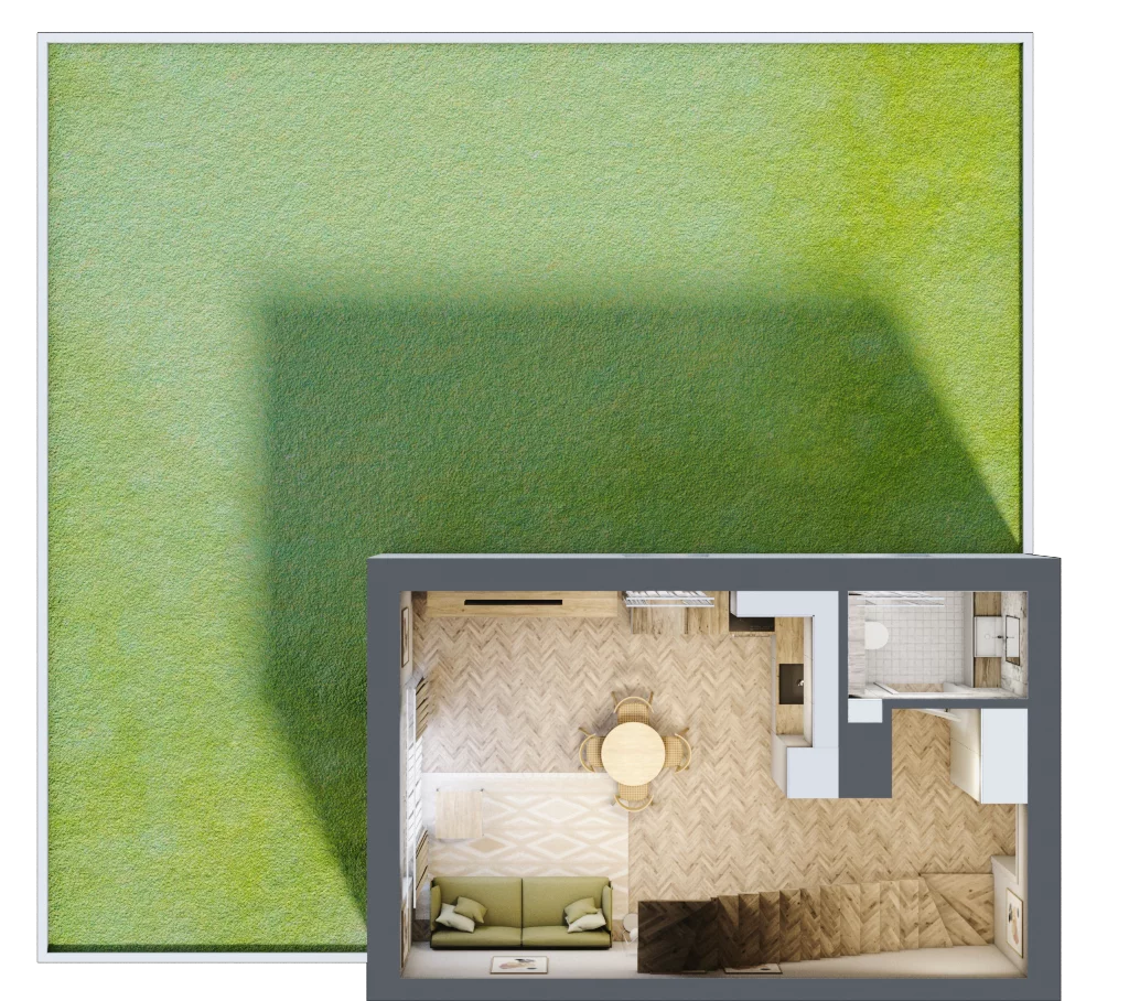 Dom 92,88 m², oferta nr C/1, Eco Botanica etap II, Mroków, ul. Botaniczna