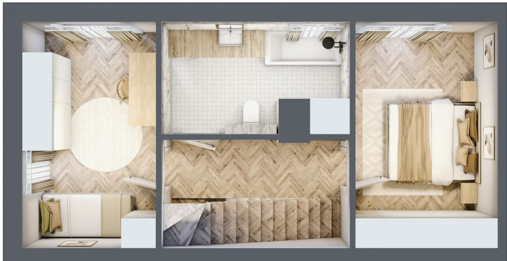 Dom 92,88 m², oferta nr C/1, Eco Botanica etap II, Mroków, ul. Botaniczna