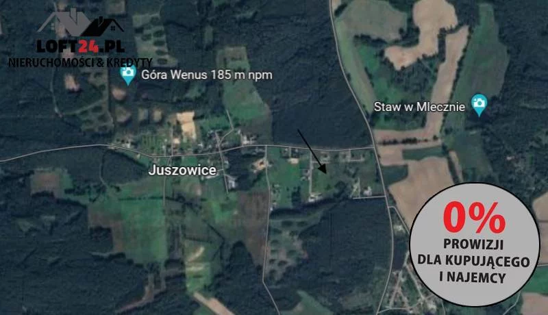 Działka 2 200,00 m², Juszowice, Sprzedaż