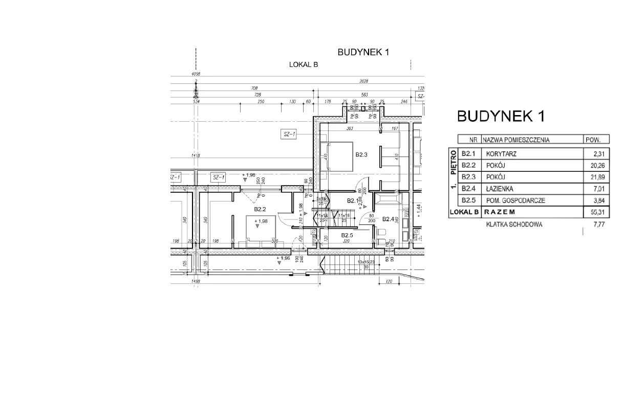 Dom 133,47 m², oferta nr 1B, Domy pod Świerkami, Libertów, ul. Jana Pawła II