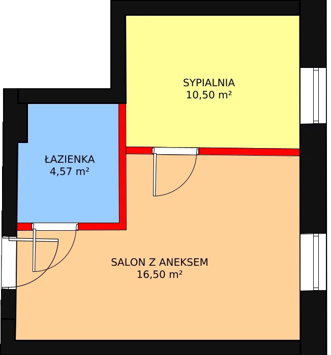 Mieszkanie 31,14 m², piętro 2, oferta nr 9, Kalwaryjska 70, Kraków, Podgórze, ul. Kalwaryjska / Śliska