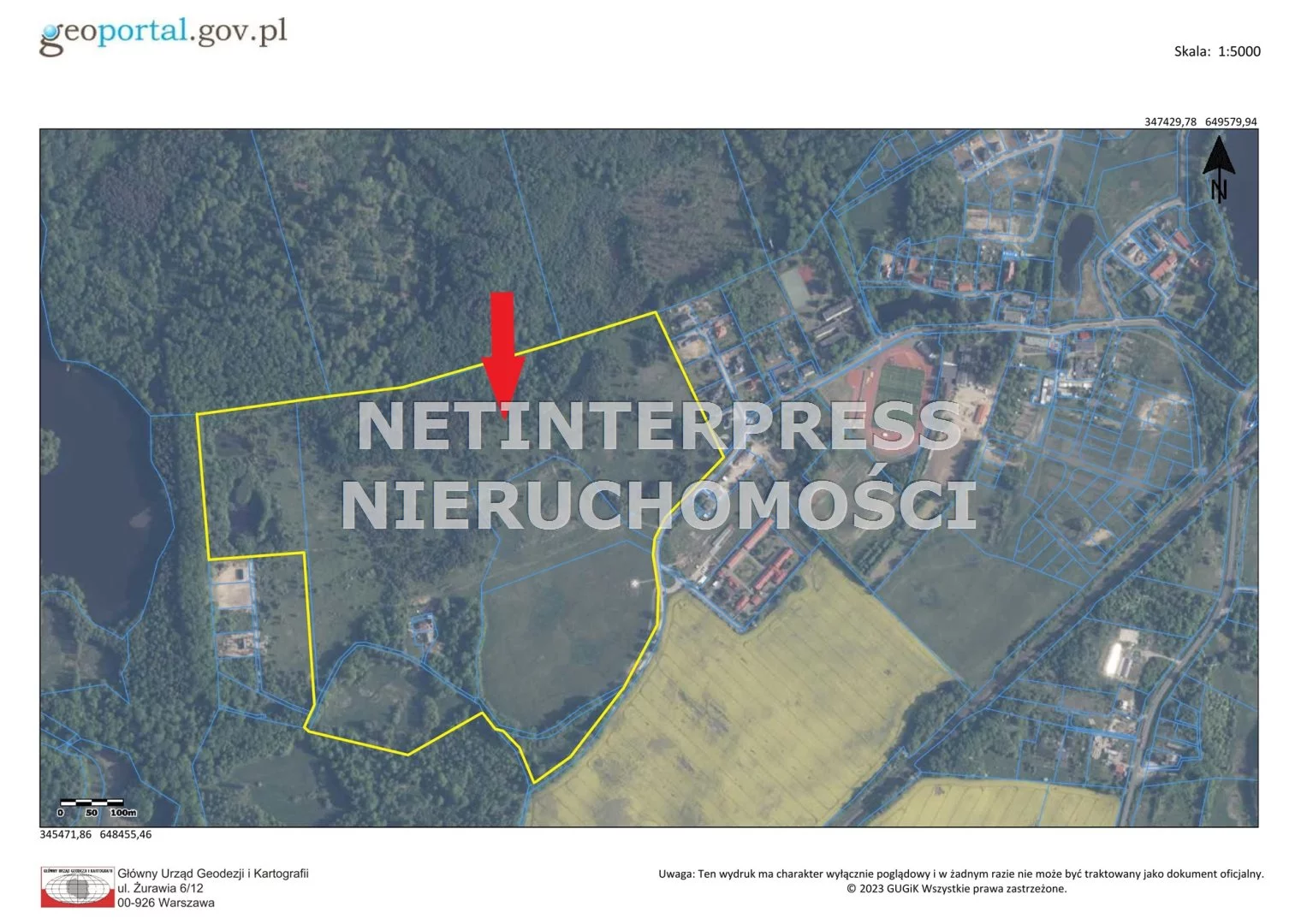 Działka 383 570,00 m², oferta nr , NET-GS-1773, Szczecinek