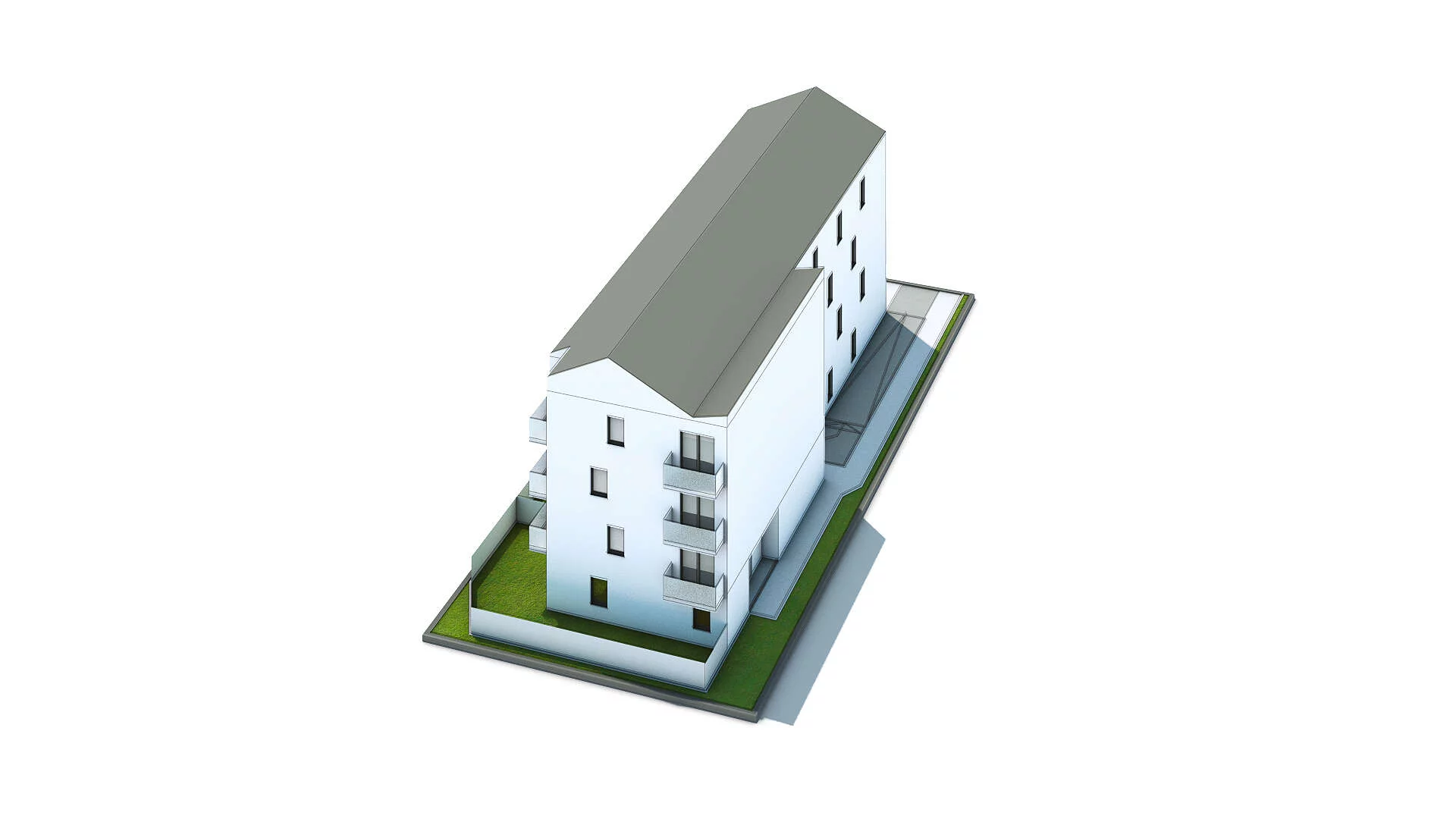 Wirtualna makieta 3D mieszkania 25.93 m², M27