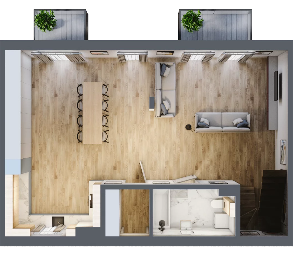 2 pokoje, apartament 124,49 m², piętro 1, oferta nr KRYNICA.MORSKA.M3, Porto Mare, Mechelinki, ul. Zatokowa