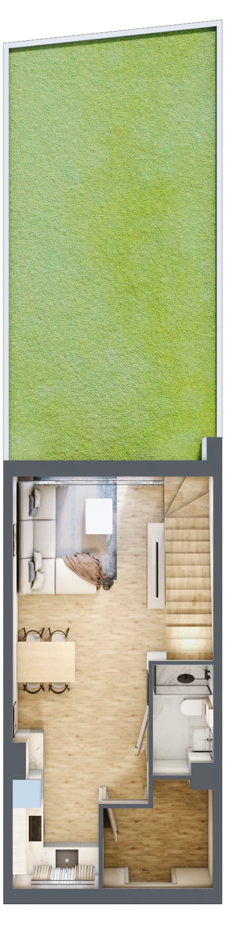 3 pokoje, mieszkanie 69,37 m², parter, oferta nr A10/2, Libre Park, Kosakowo, ul. Dyniowa