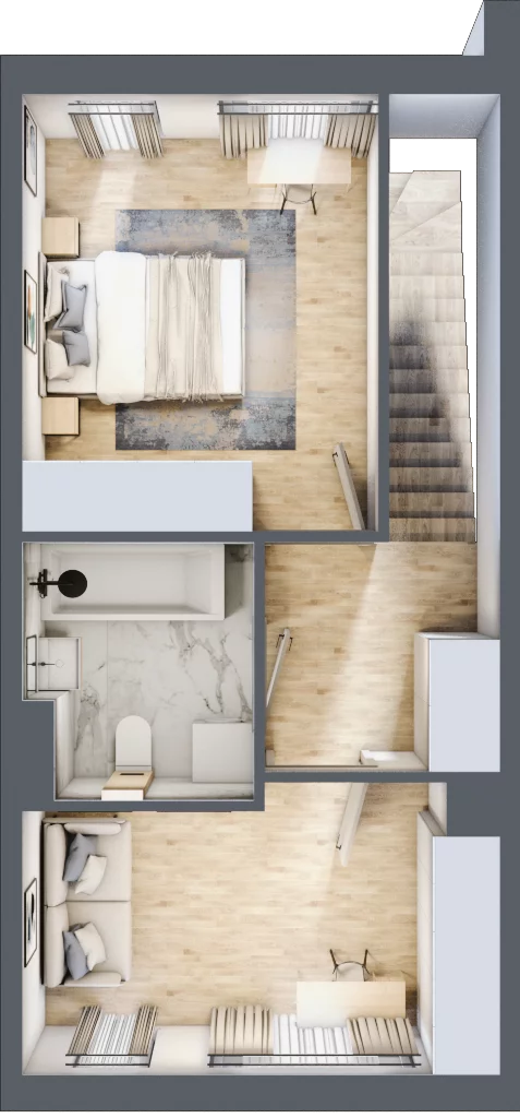 3 pokoje, mieszkanie 69,37 m², parter, oferta nr A10/2, Libre Park, Kosakowo, ul. Dyniowa