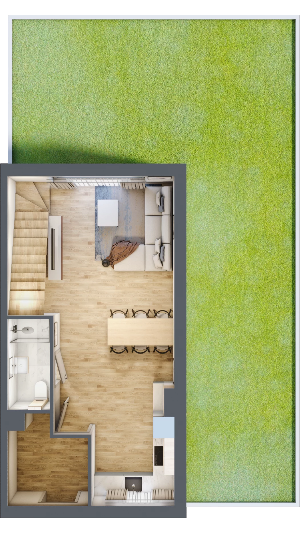 4 pokoje, mieszkanie 80,71 m², parter, oferta nr A11/1, Libre Park, Kosakowo, ul. Dyniowa