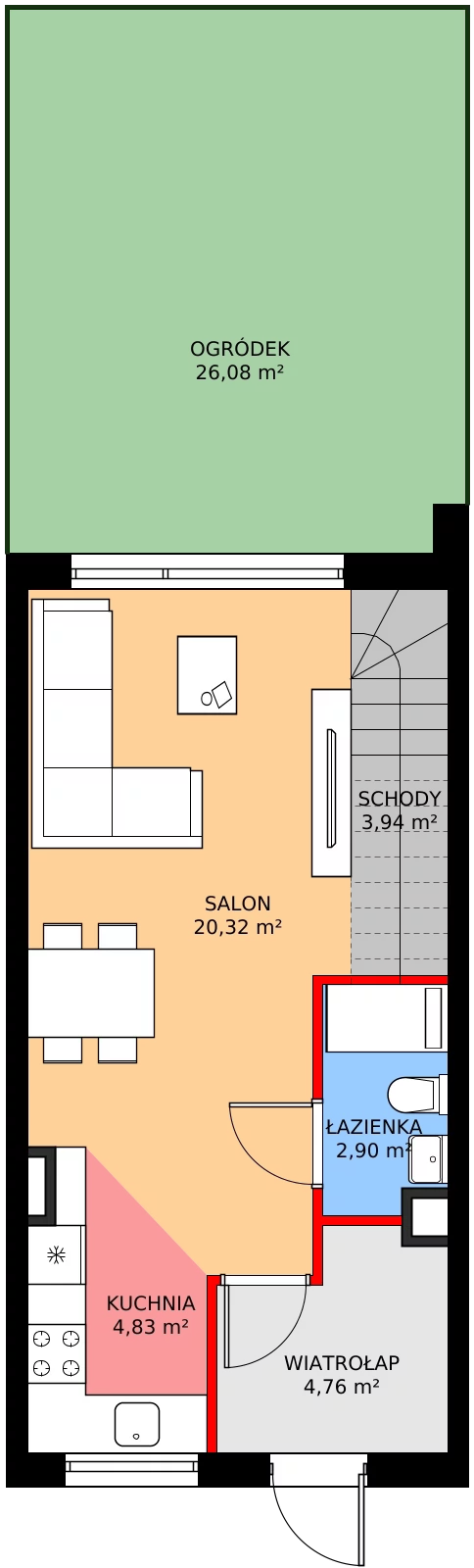 Zalety mieszkania 69.37 m², A12/2