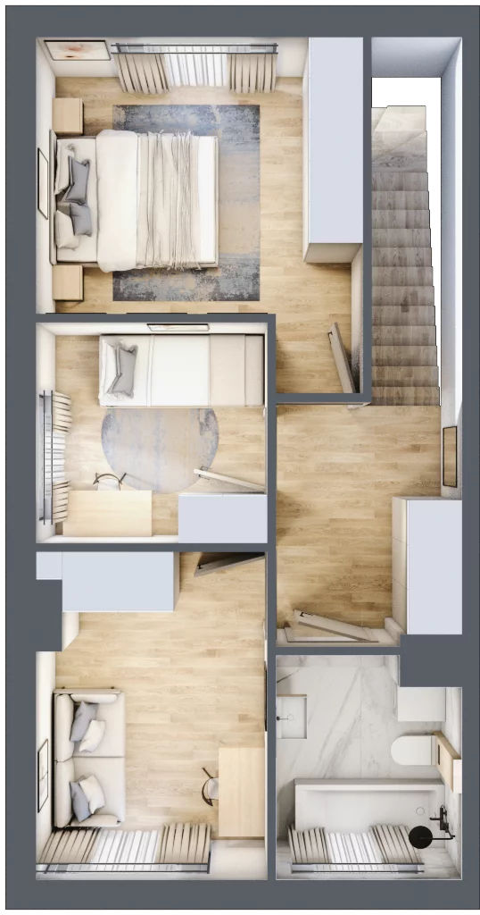 4 pokoje, mieszkanie 80,71 m², parter, oferta nr B12/1, Libre Park, Kosakowo, ul. Dyniowa