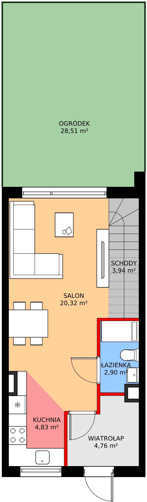 Zalety mieszkania 69.37 m², A7/2