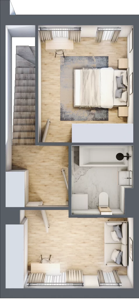 3 pokoje, mieszkanie 69,37 m², parter, oferta nr B8/2, Libre Park, Kosakowo, ul. Dyniowa