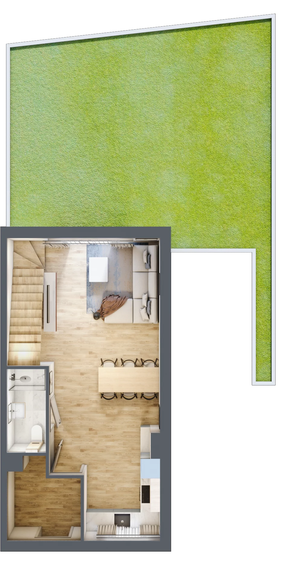 4 pokoje, mieszkanie 80,71 m², parter, oferta nr A9/1, Libre Park, Kosakowo, ul. Dyniowa