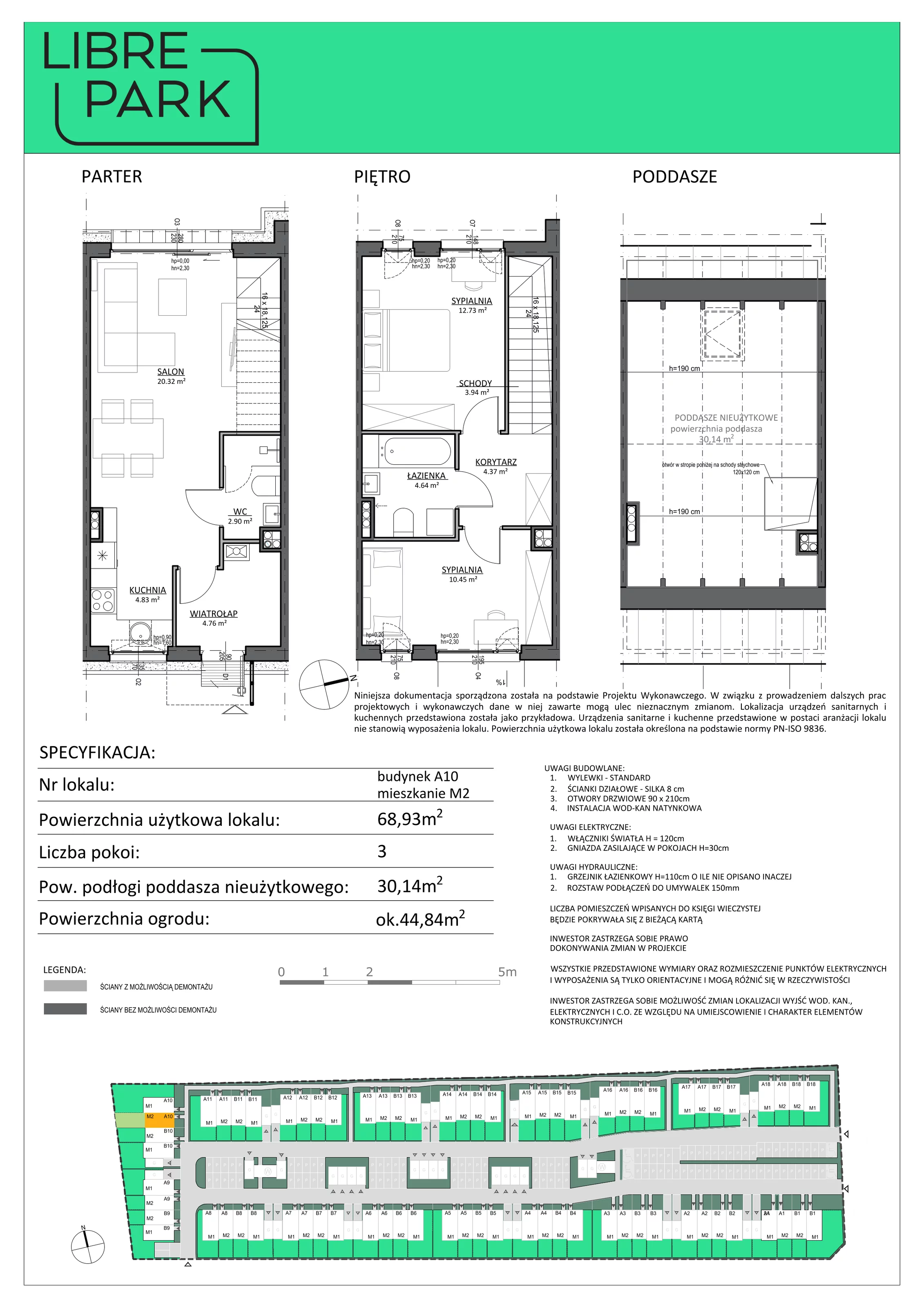 Mieszkanie 68,93 m², parter, oferta nr A10/2, Libre Park, Kosakowo, Dyniowa