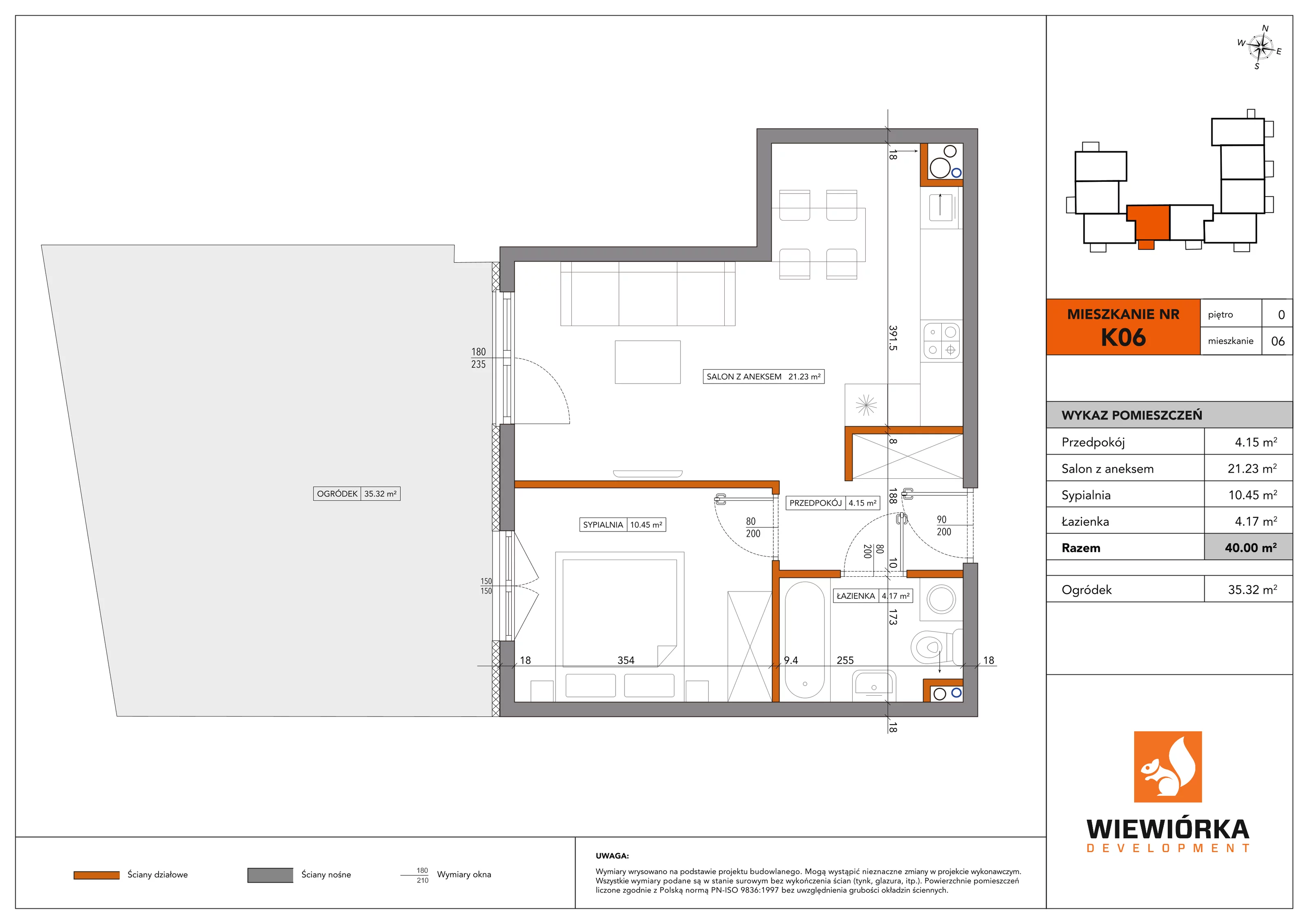 2 pokoje, mieszkanie 40,00 m², parter, oferta nr K06, Nowa Sportowa, Brwinów, ul. Sportowa