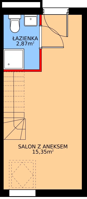 Zalety mieszkania 32.68 m², P214