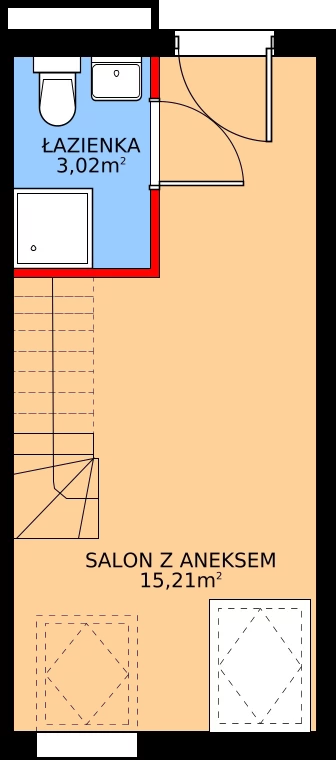 Zalety mieszkania 29.65 m², P218