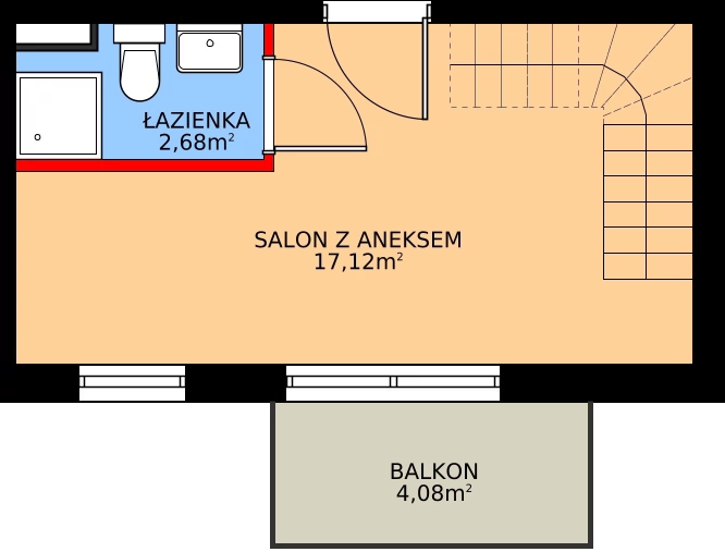 Zalety mieszkania 31.46 m², P213