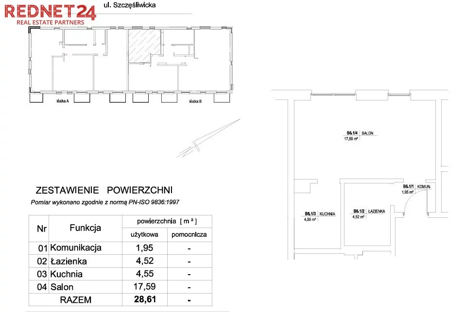 1 pokój, mieszkanie 28,61 m², piętro 5, oferta nr , MS-20220, Warszawa, Ochota, Ochota, Szczęśliwicka