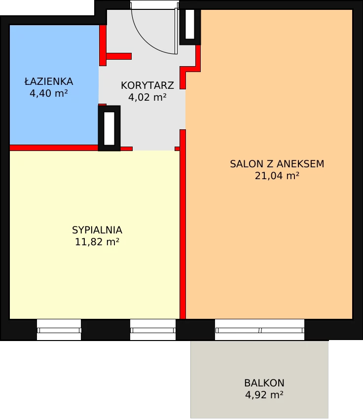 Mieszkanie 41,28 m², piętro 2, oferta nr 8, Szczęśliwicka 41, Warszawa, Ochota, Szczęśliwice, ul. Szczęśliwicka 41