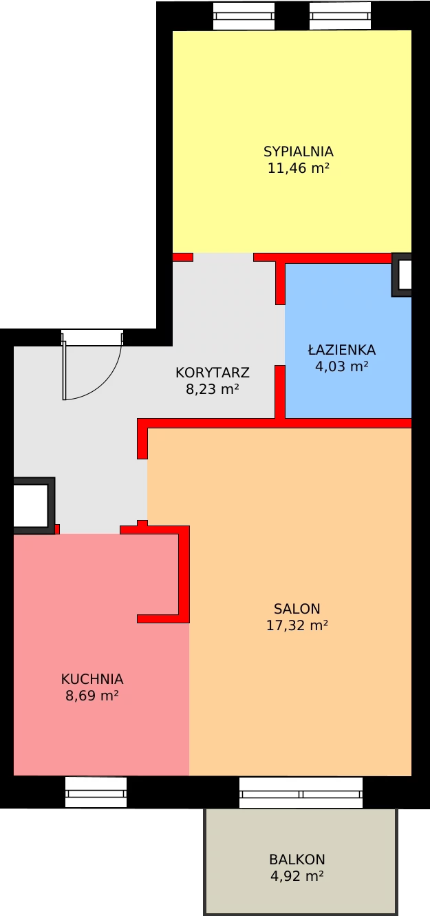 2 pokoje, mieszkanie 49,73 m², piętro 2, oferta nr 7, Szczęśliwicka 41, Warszawa, Ochota, Szczęśliwice, ul. Szczęśliwicka 41