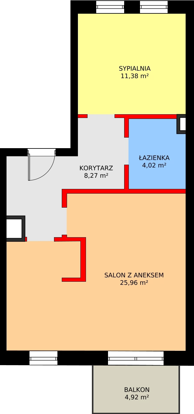 2 pokoje, mieszkanie 49,63 m², piętro 4, oferta nr 13, Szczęśliwicka 41, Warszawa, Ochota, Szczęśliwice, ul. Szczęśliwicka 41