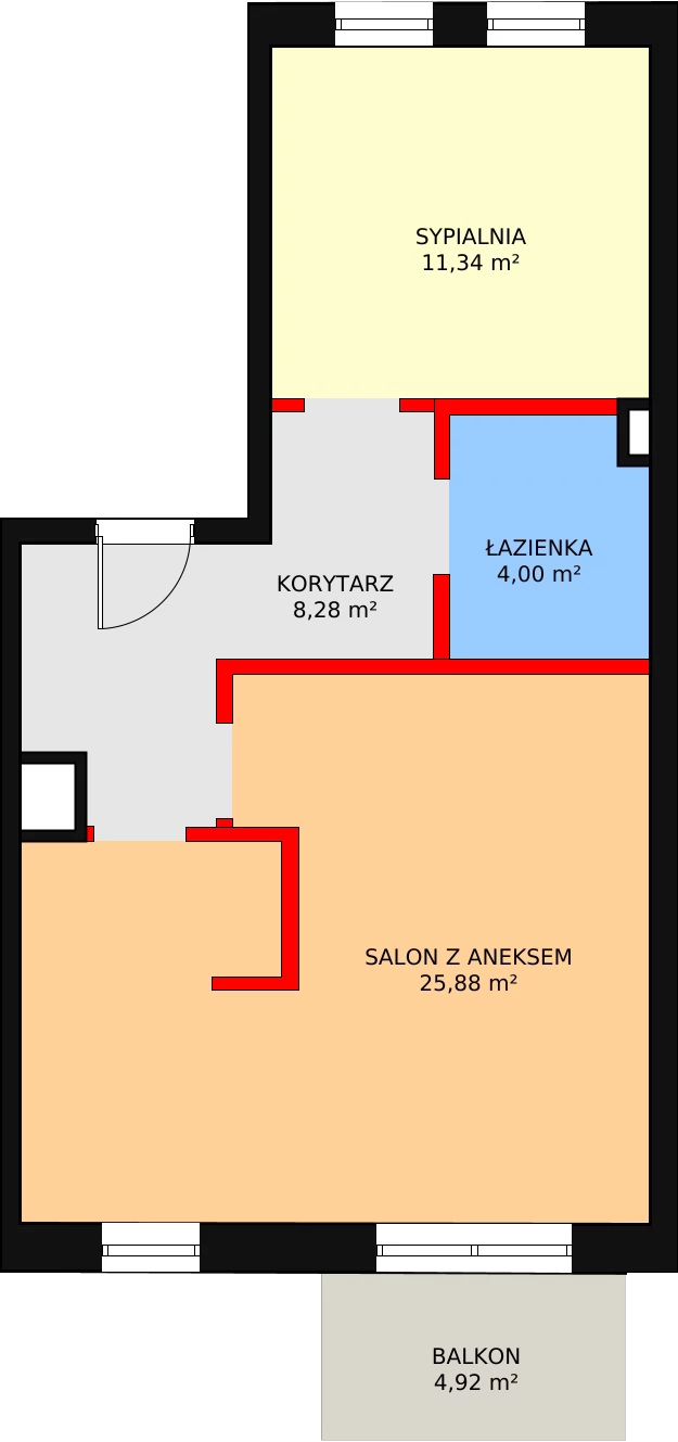 2 pokoje, mieszkanie 49,50 m², piętro 5, oferta nr 16, Szczęśliwicka 41, Warszawa, Ochota, Szczęśliwice, ul. Szczęśliwicka 41