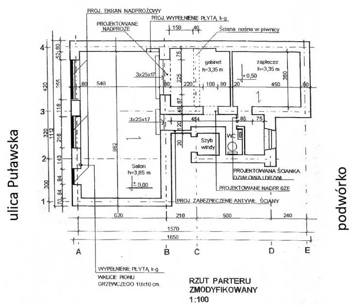 Lokal użytkowy 95,98 m², Warszawa, Ursynów, Puławska, Wynajem