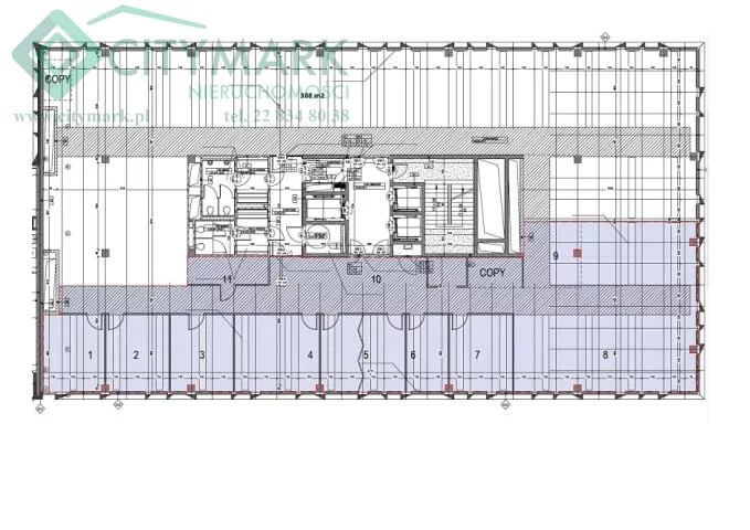 Lokal użytkowy 743,68 m², oferta nr , 79179, Warszawa, Mokotów, Mokotów