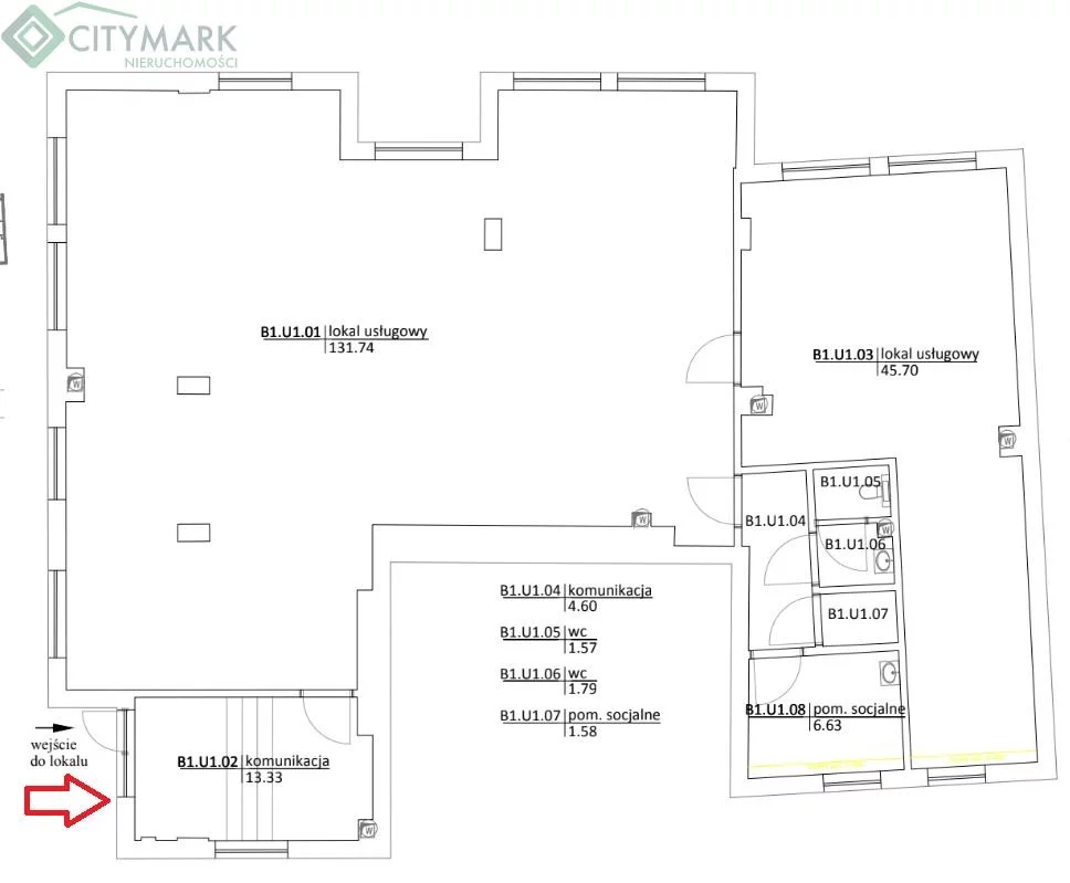 Lokal użytkowy 206,94 m², Warszawa, Ursus, Sprzedaż