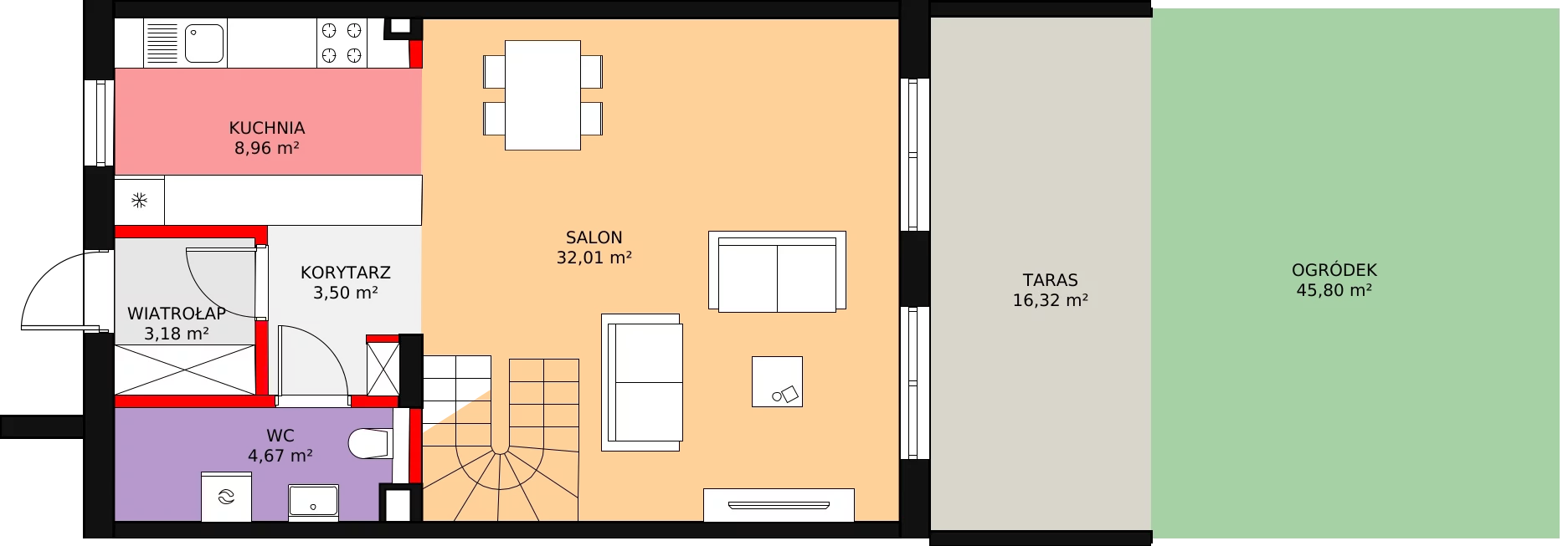 Dom 105,93 m², oferta nr 13A, Falenty Home II etap, Falenty Duże, ul. Falencka