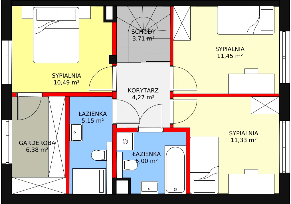 Dom 116,65 m², oferta nr 15, Falenty Home II etap, Falenty Duże, ul. Falencka