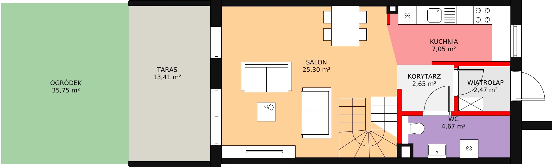 Dom 85,89 m², oferta nr 14A, Falenty Home II etap, Falenty Duże, ul. Falencka