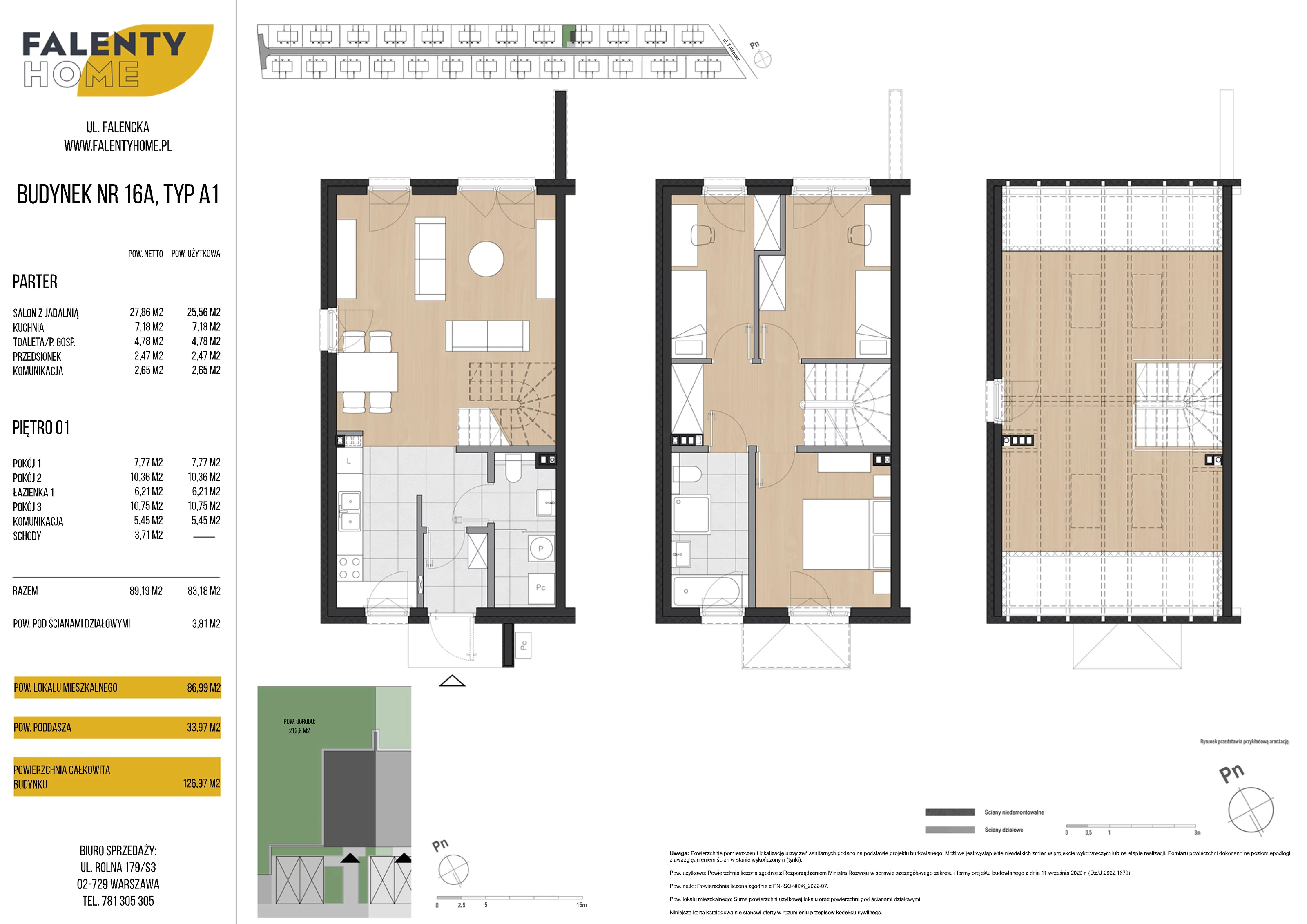 Dom 86,99 m², oferta nr 16A, Falenty Home II etap, Falenty Duże, ul. Falencka