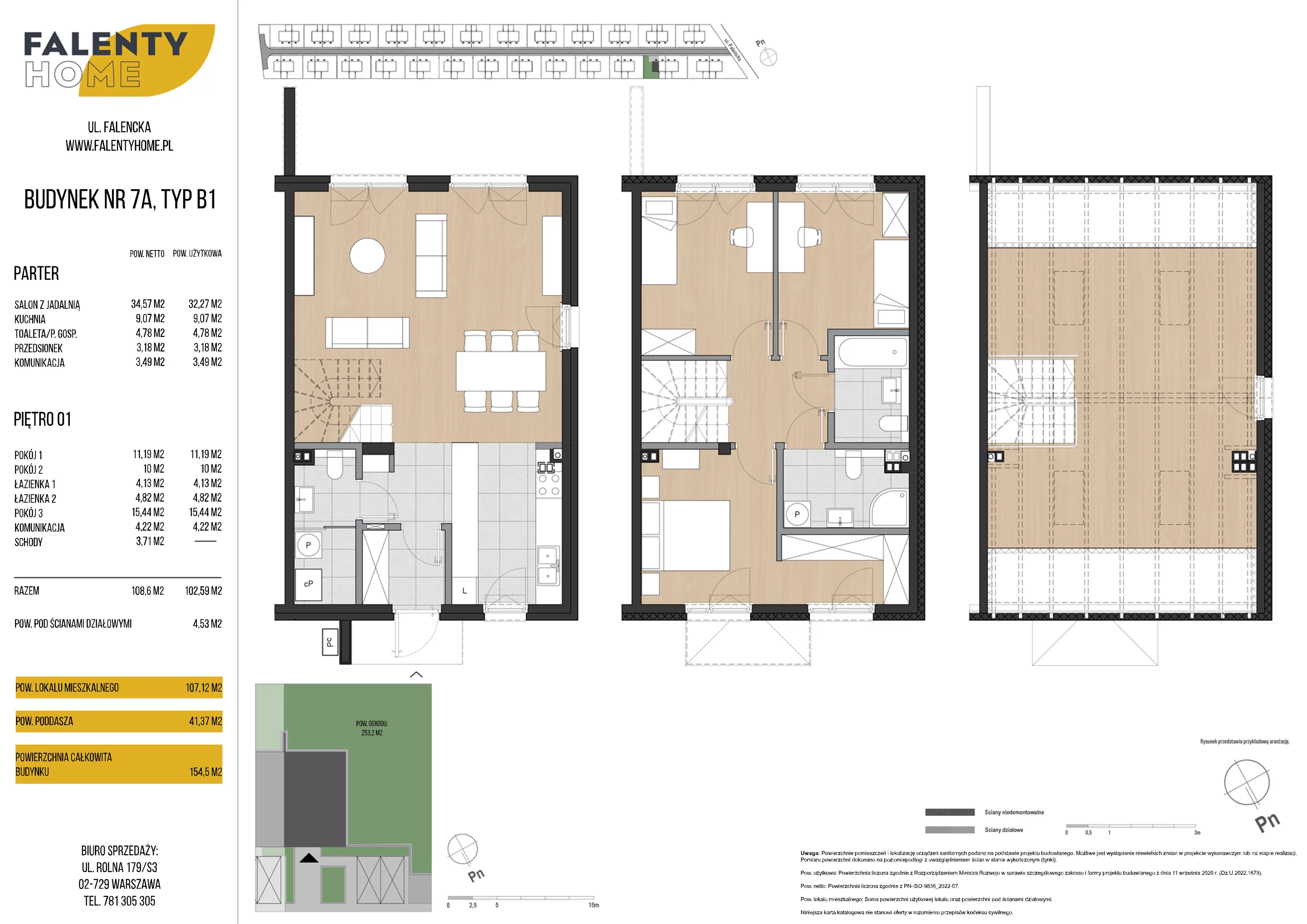 Dom 107,12 m², oferta nr 7A, Falenty Home, Falenty Duże, ul. Falencka