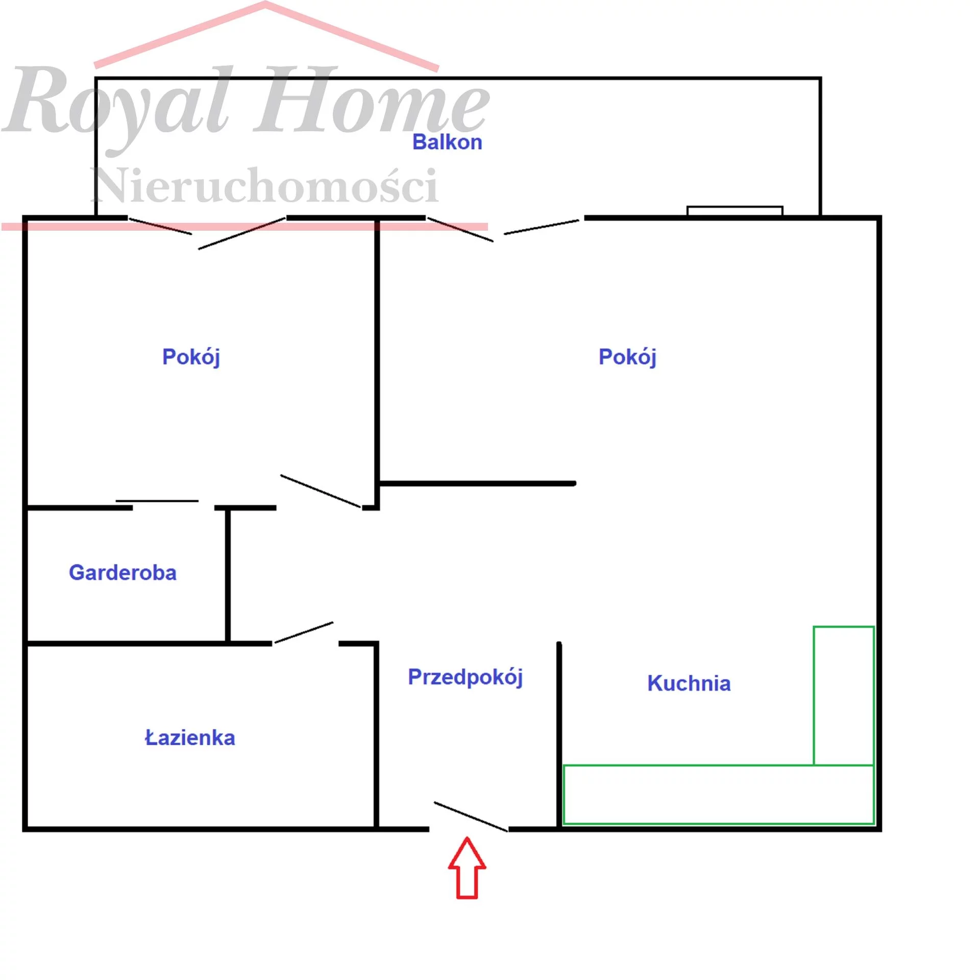 2 pokoje, apartament 65,00 m², piętro 3, oferta nr , 2055, Wrocław, Stare Miasto, pl. gen. Józefa Bema