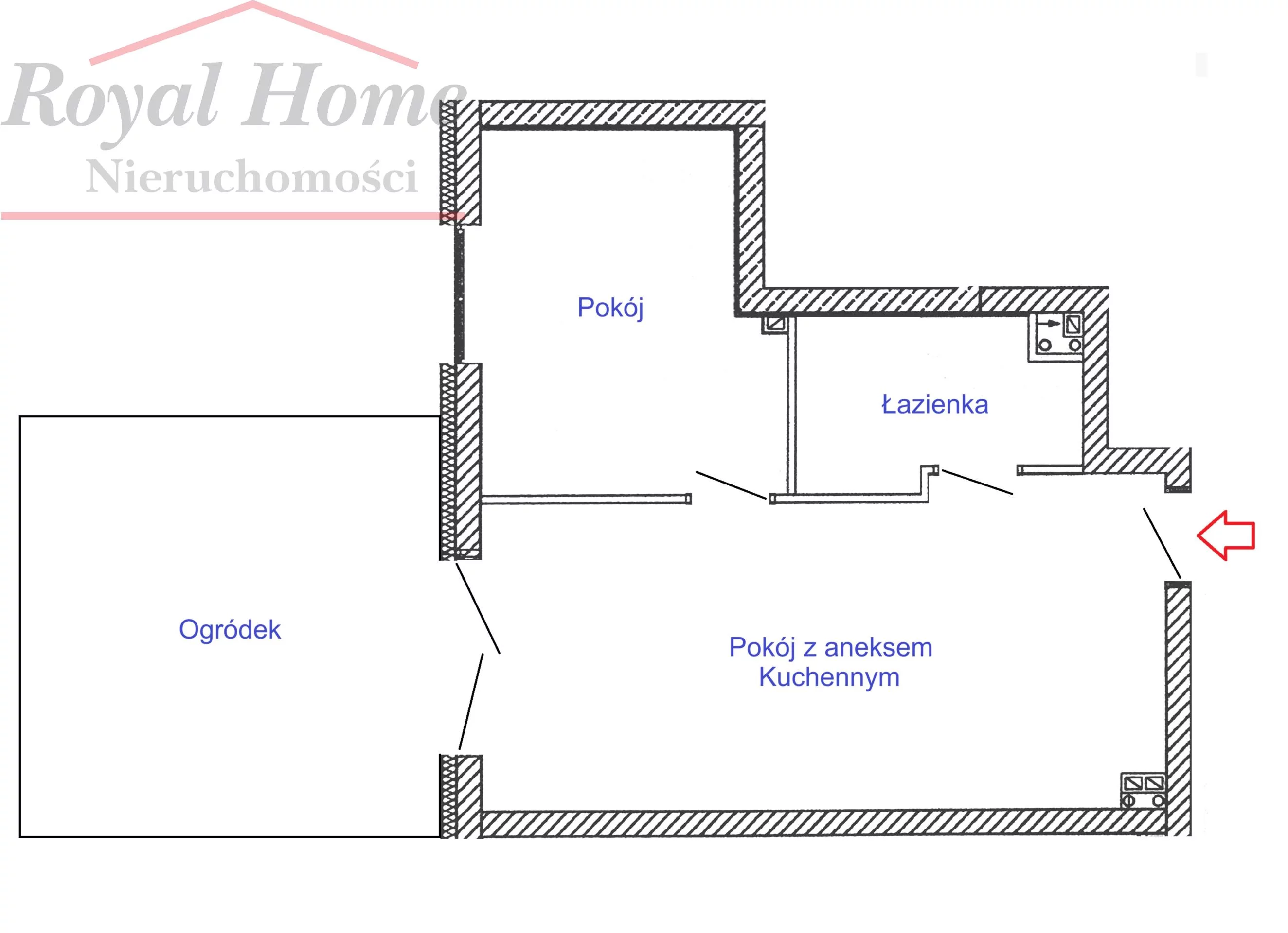 2 pokoje, apartament 38,00 m², parter, oferta nr , 2352, Wrocław, Krzyki-Partynice, Krzyki, Kopycińskiego