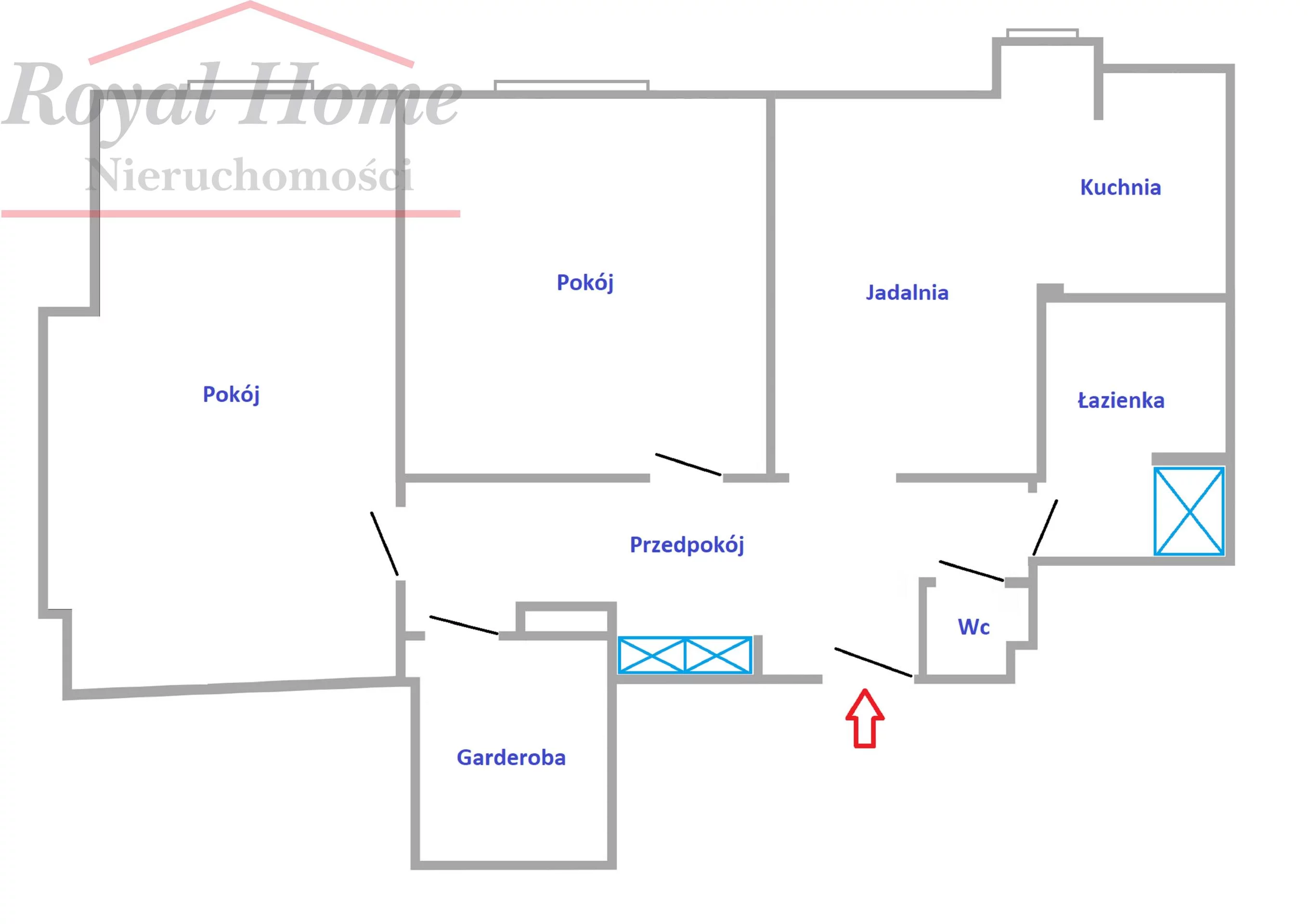 2 pokoje, mieszkanie 74,50 m², piętro 4, oferta nr , 2213, Wrocław, Biskupin-Sępolno-Dąbie-Bartoszowice, Śródmieście, Ksawerego Liskego
