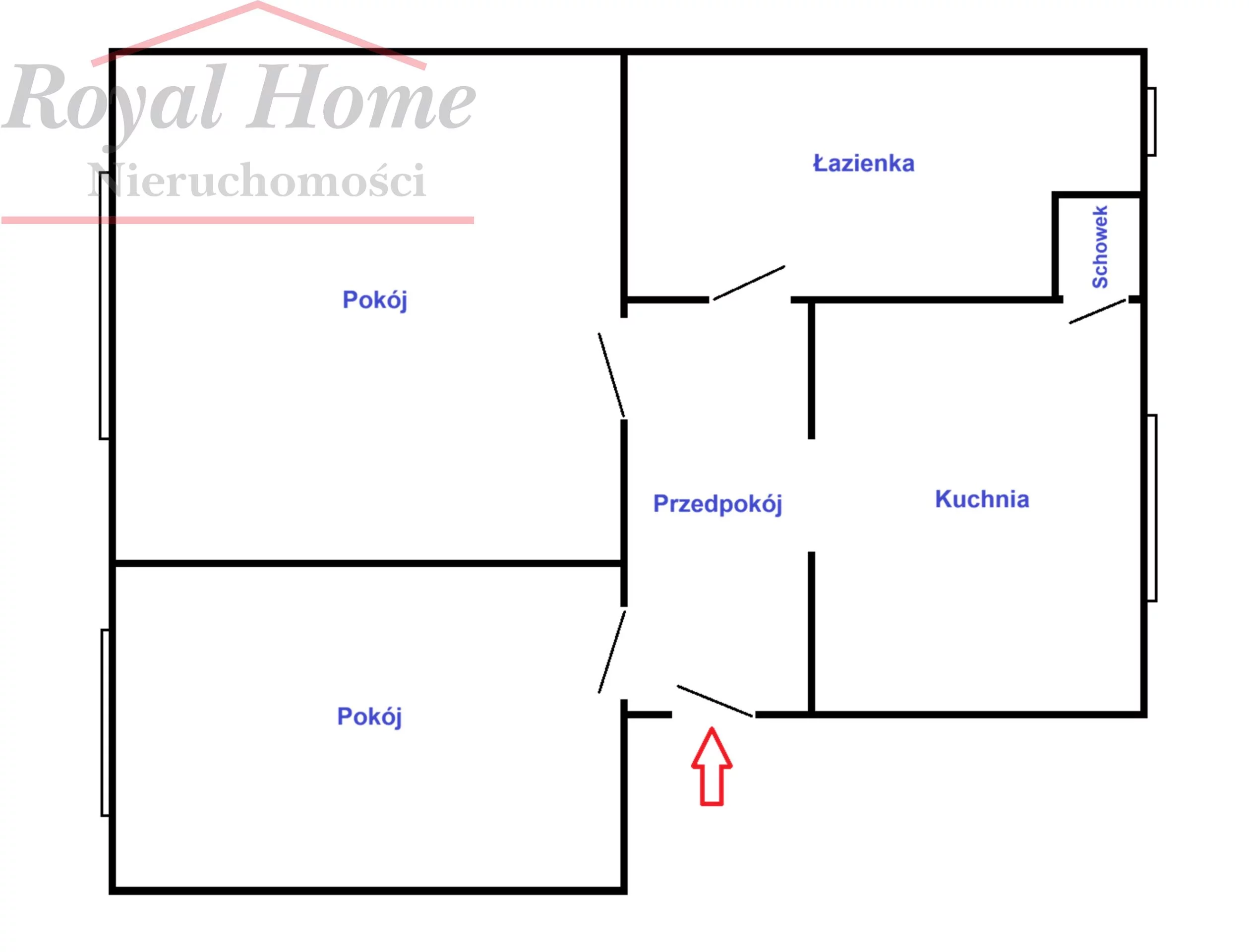 2 pokoje, mieszkanie 55,50 m², piętro 1, oferta nr , 2333, Wrocław, Biskupin-Sępolno-Dąbie-Bartoszowice, Śródmieście, Partyzantów