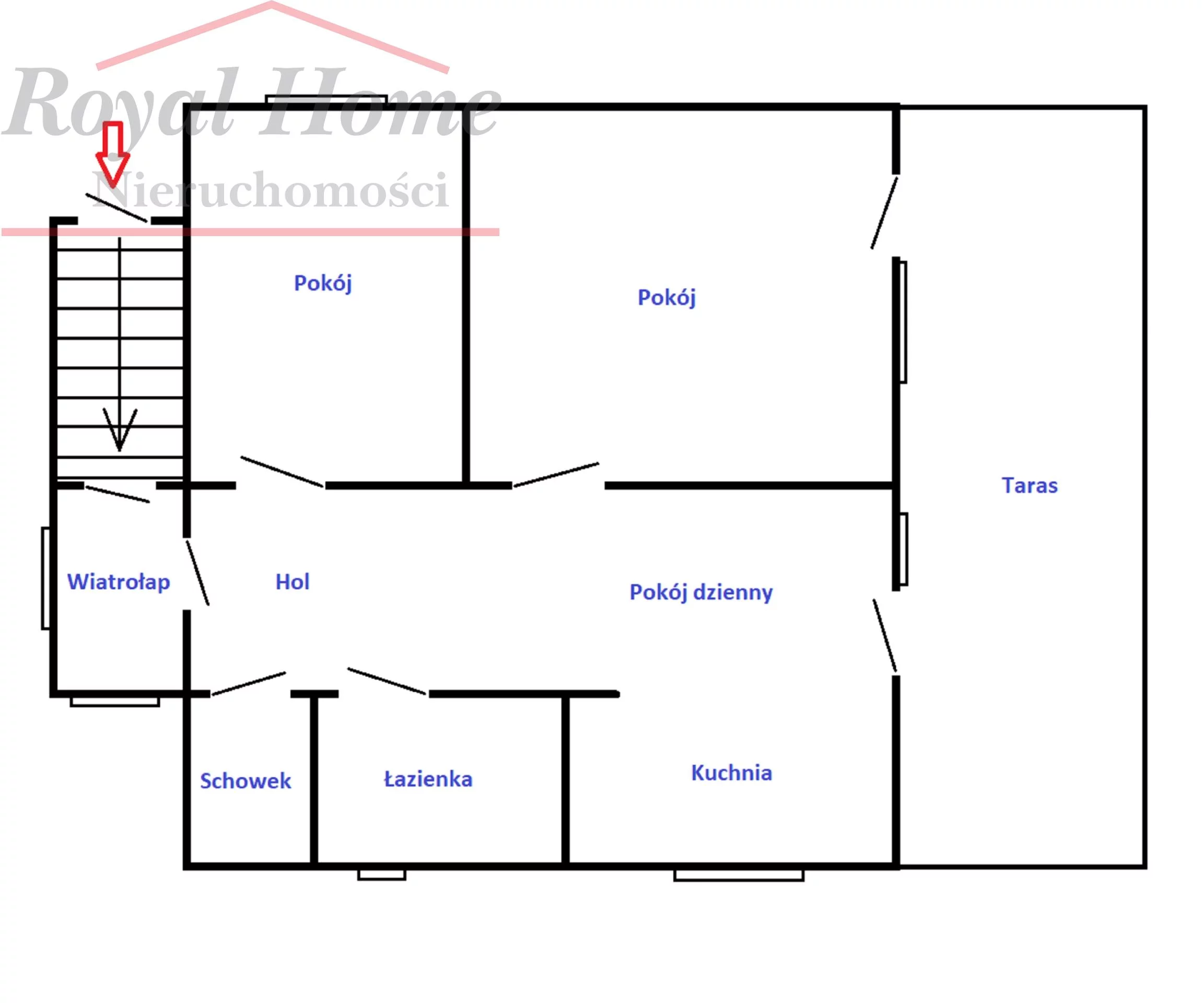 3 pokoje, apartament 62,29 m², piętro 1, oferta nr , 2173, Wrocław, Krzyki-Partynice, Krzyki, Dzierżoniowska