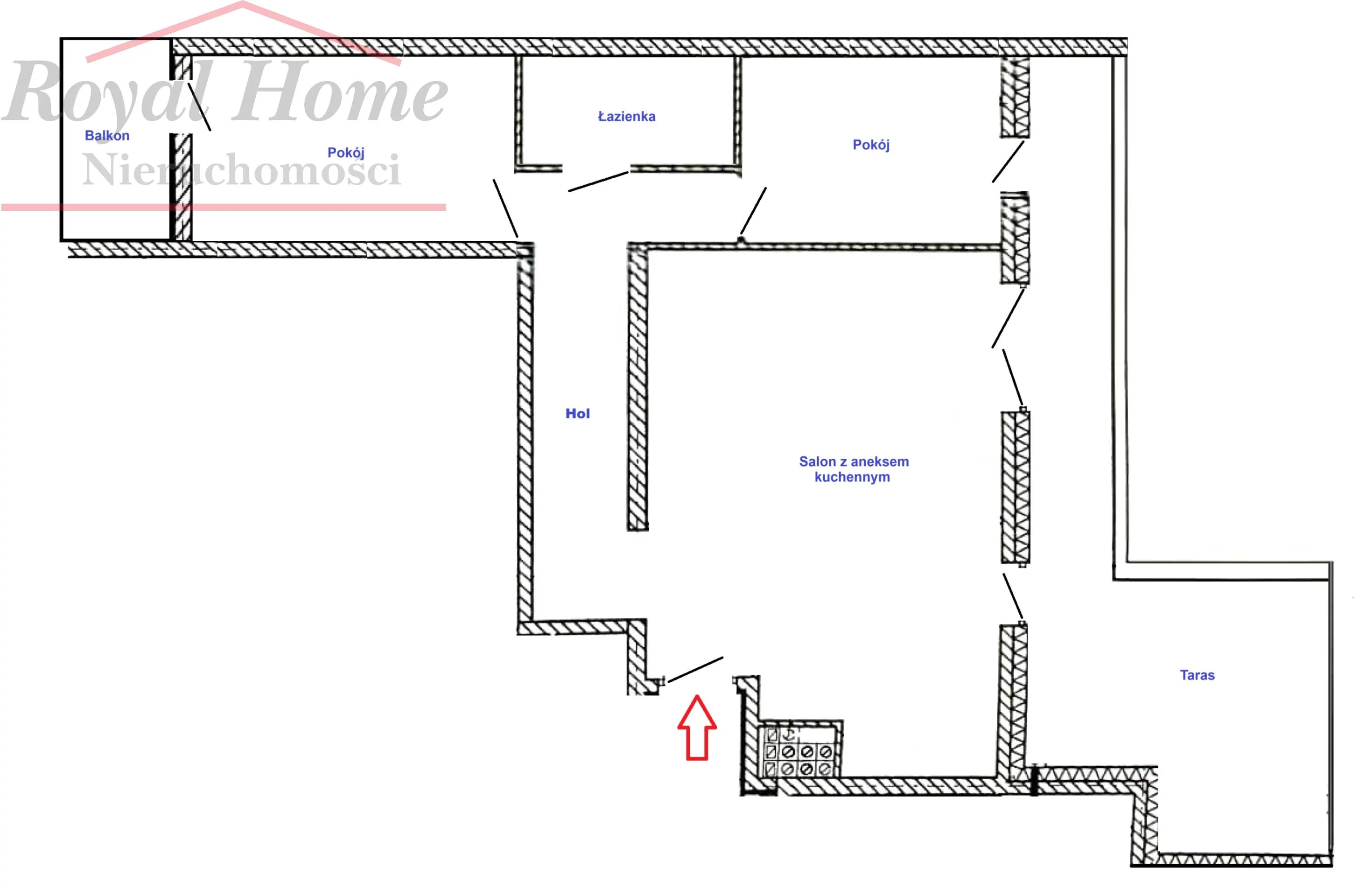 3 pokoje, apartament 63,00 m², piętro 8, oferta nr , 2337, Wrocław, Fabryczna, Legnicka