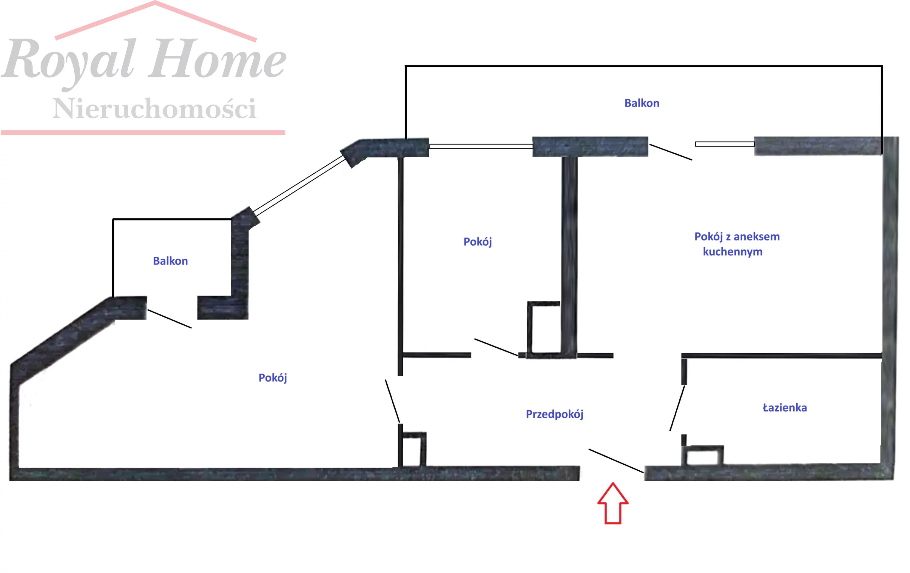 3 pokoje, mieszkanie 67,00 m², piętro 4, oferta nr , 2358, Wrocław, Psie Pole-Zawidawie, Psie Pole, Litewska