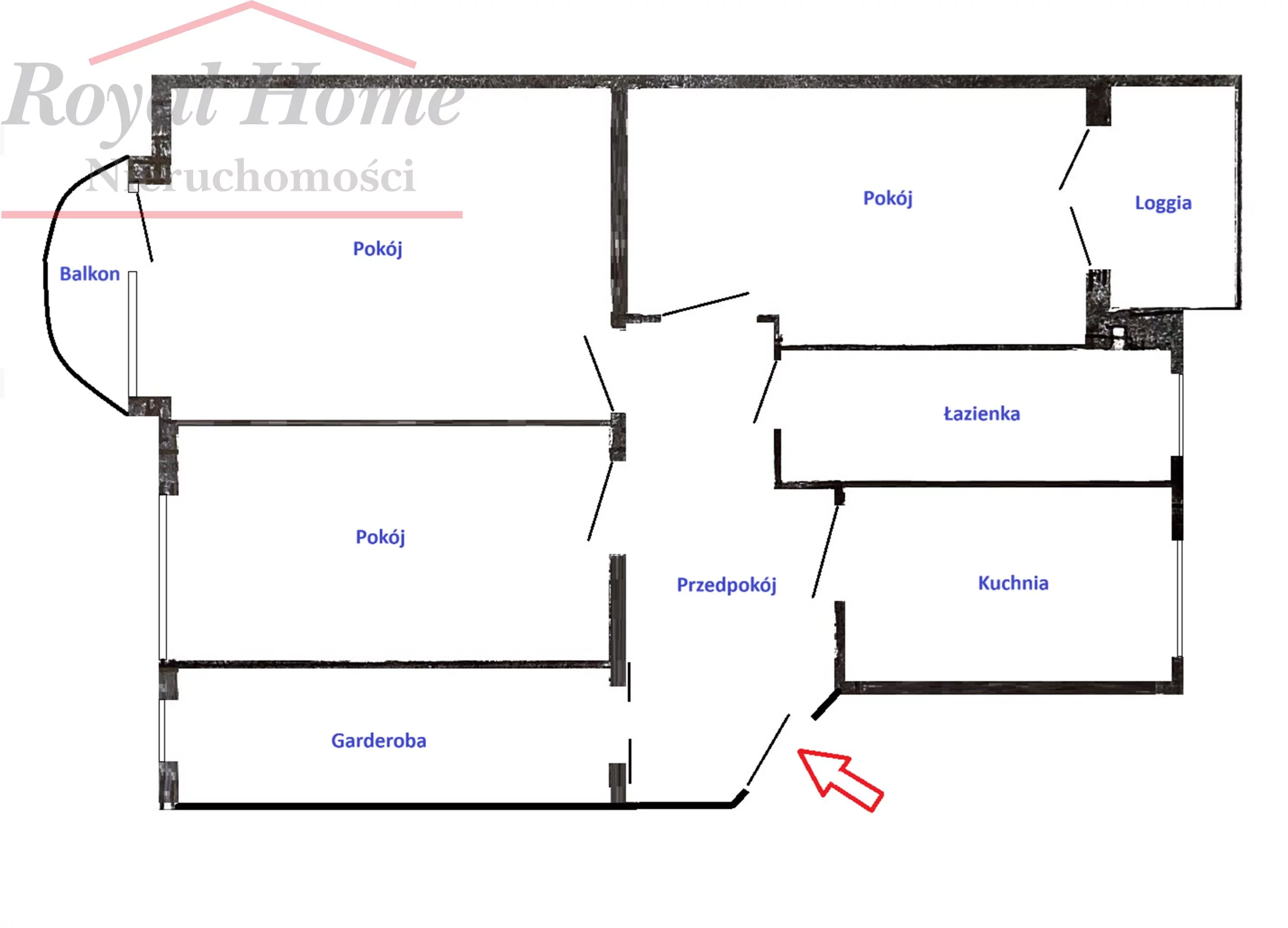 3 pokoje, apartament 80,28 m², piętro 4, oferta nr , 2307, Wrocław, Biskupin-Sępolno-Dąbie-Bartoszowice, Śródmieście, Trzebnicka