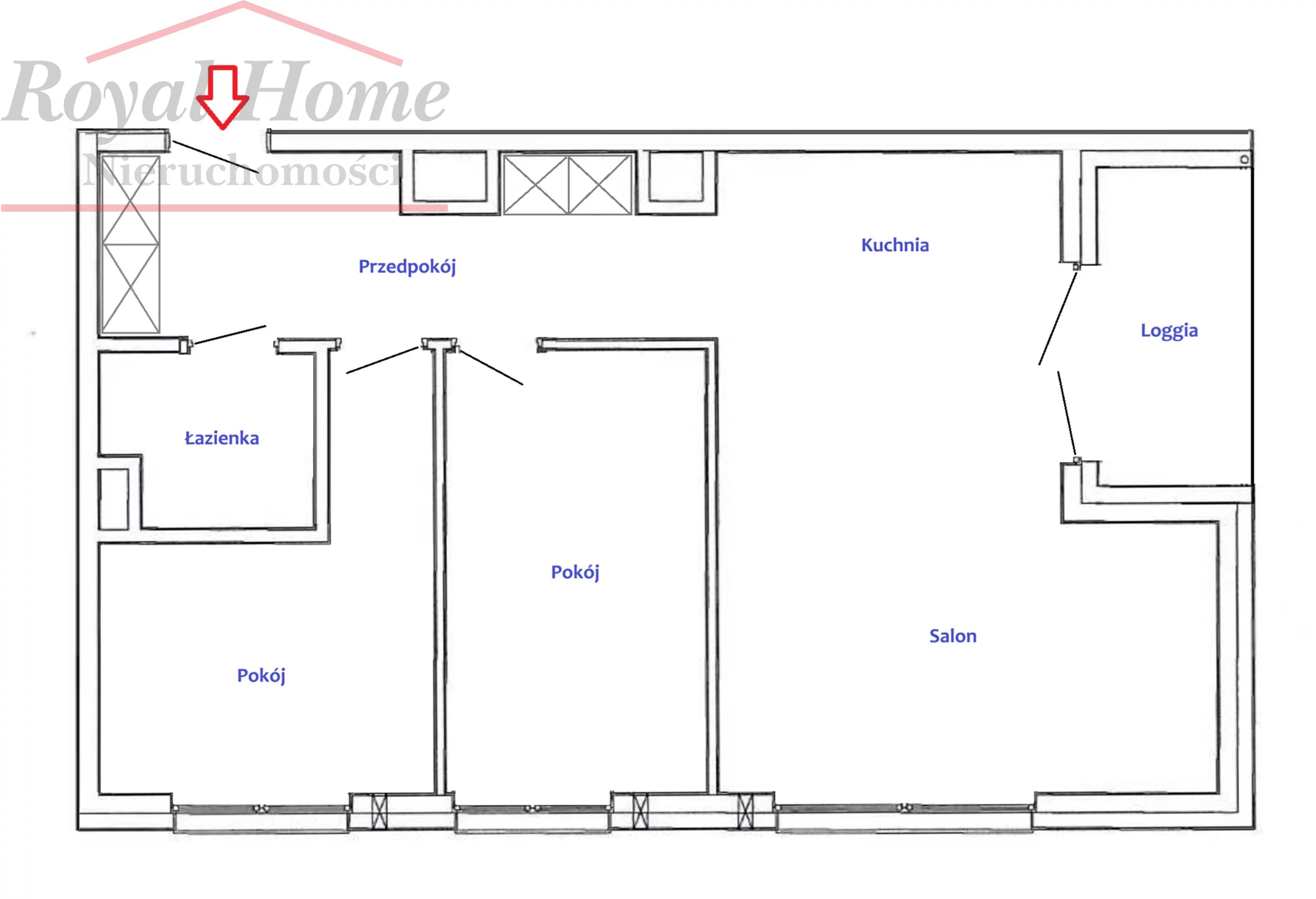 3 pokoje, apartament 61,00 m², piętro 5, oferta nr , 2362, Wrocław, Stare Miasto, Księcia Witolda