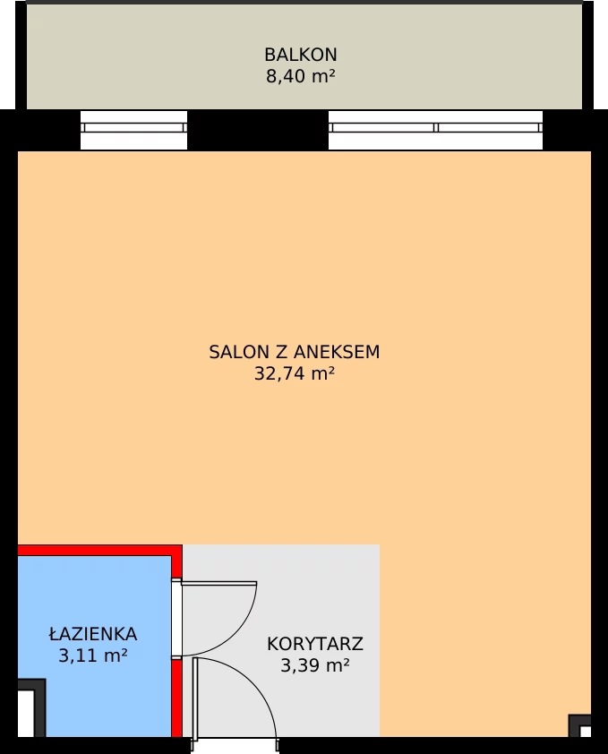 4 pokoje, mieszkanie 93,00 m², piętro 2, oferta nr F/2/20, Natura Park, Łódź, Widzew, Dolina Łódki, ul. Listopadowa
