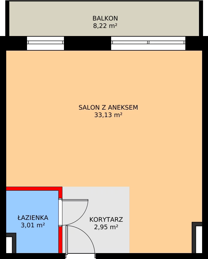 4 pokoje, mieszkanie 84,83 m², piętro 2, oferta nr G/2/13, Natura Park, Łódź, Widzew, Dolina Łódki, ul. Listopadowa