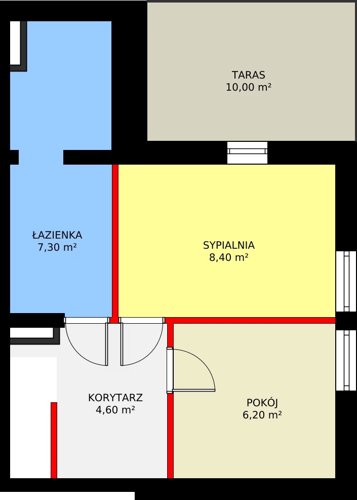 3 pokoje, mieszkanie 65,90 m², piętro 2, oferta nr I/2/19, Natura Park, Łódź, Widzew, Dolina Łódki, ul. Listopadowa