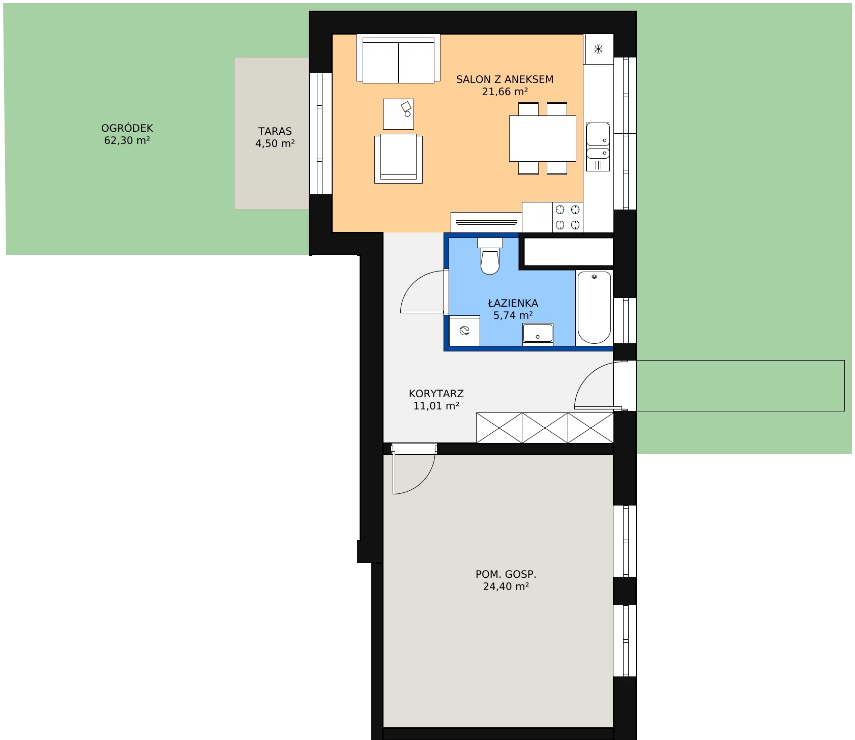 Zalety mieszkania 38.41 m², 0_10