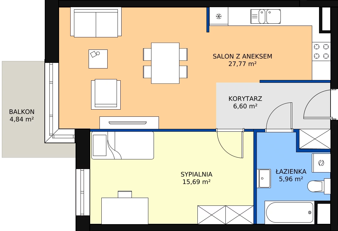 Zalety mieszkania 56.02 m², 1_17